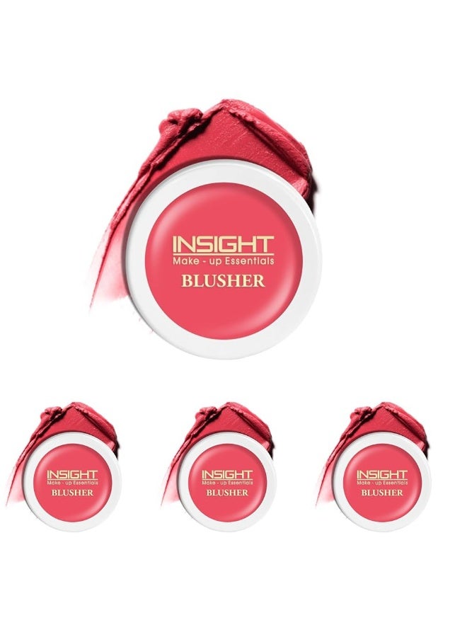 Insight Cosmetics Crème Blusher, Face Makeup, Watermelon Popsicle, 3.5 gm (Pack of 4) - Image 1